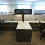 Two cubicles